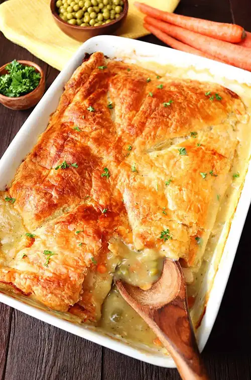 Puff Pastry Chicken Pot Pie