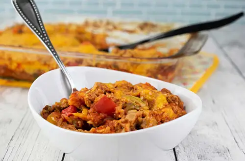 Stuffed Pepper Casserole - best comfort foods for grief