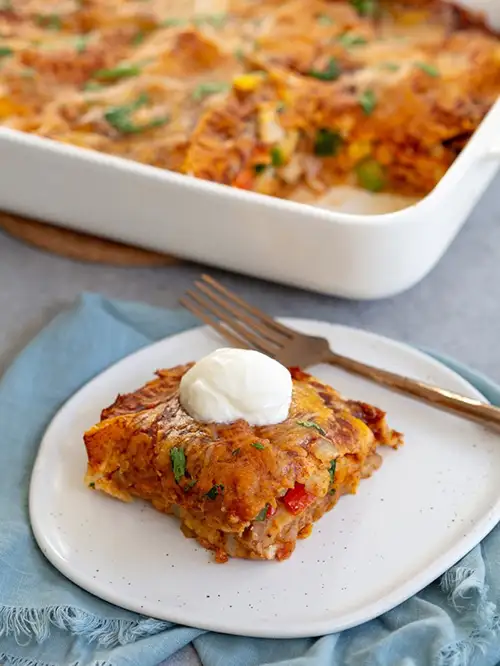 Vegetarian Mexican Lasagna