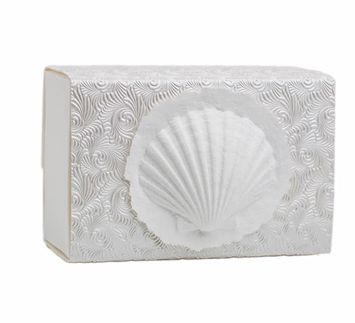 Elegant Water Burial Urn Box with Shell