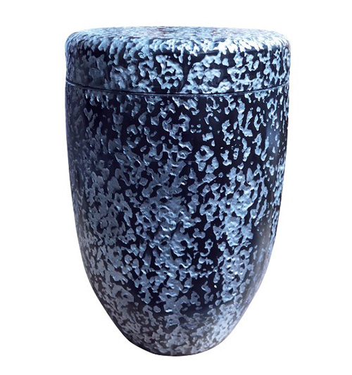 Blue-Gray Limestone Urn - biodegradable cremation urns
