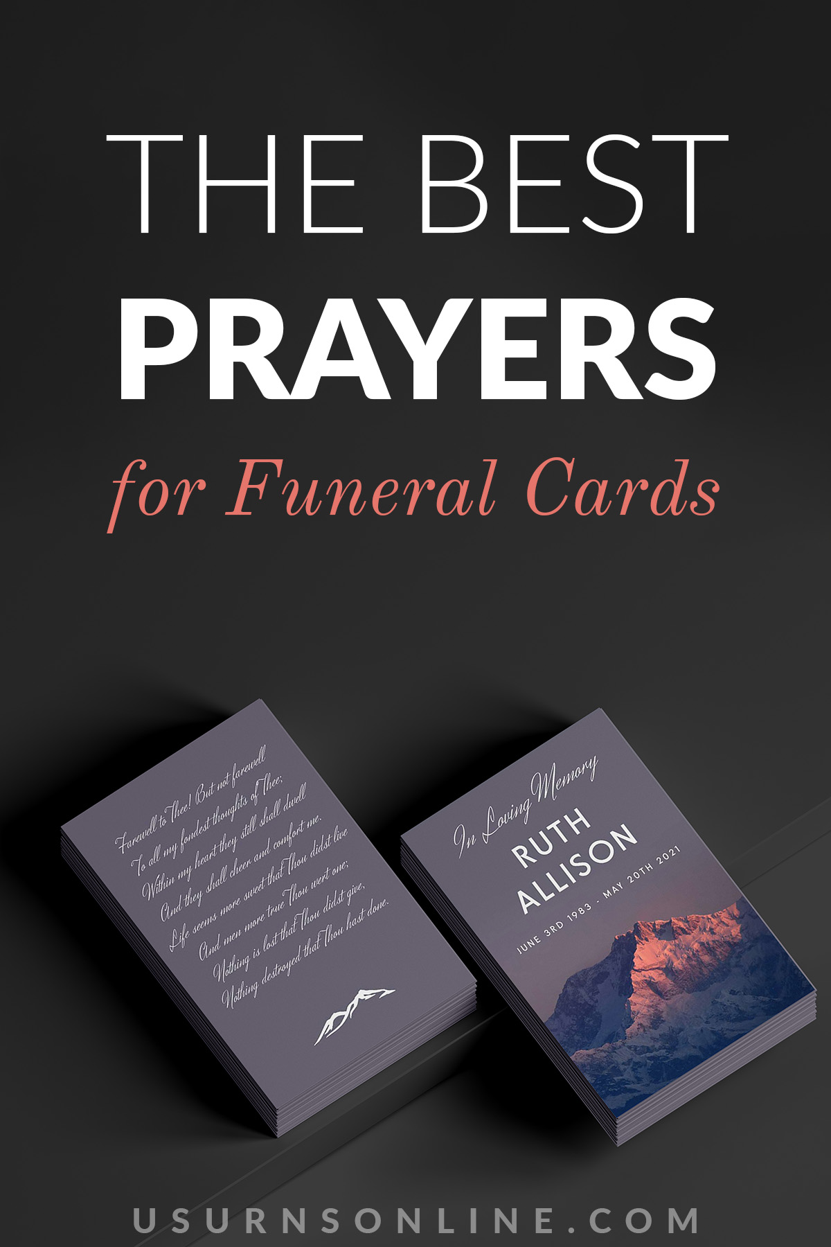 prayer for funeral card - feature image