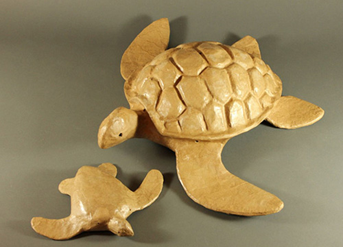 Biodegradable Paper Turtle Water Burial Urn