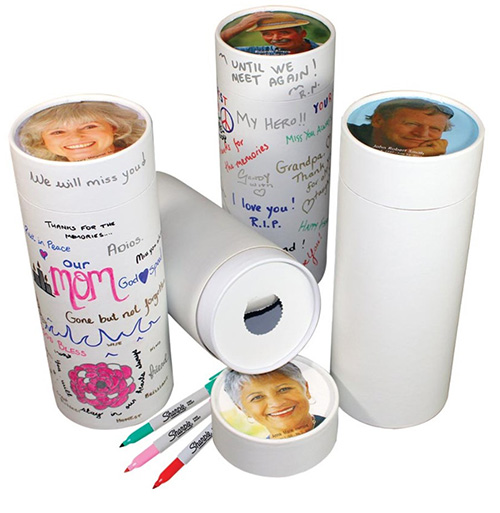 Love Notes Personalized Scattering Urn Tube