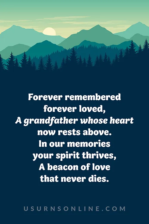 funeral poems for grandad