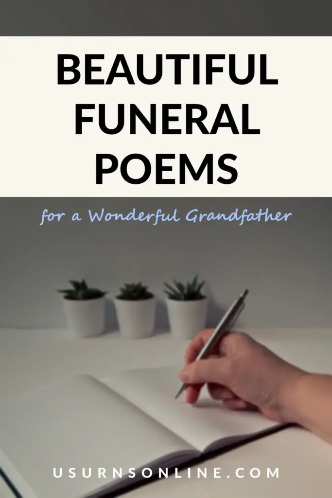 funeral poems for grandad - pin it image