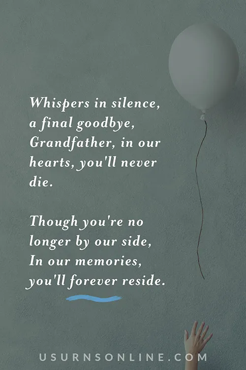 Poems for Grandpa's Funeral