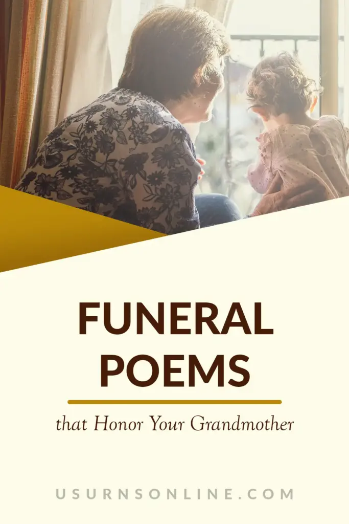 grandmother funeral poems - pin it image