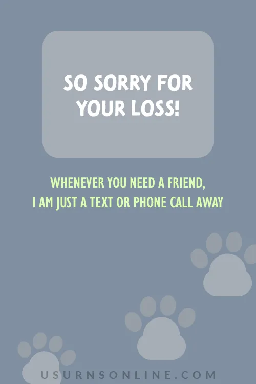 Pet Loss Messages for Texts
