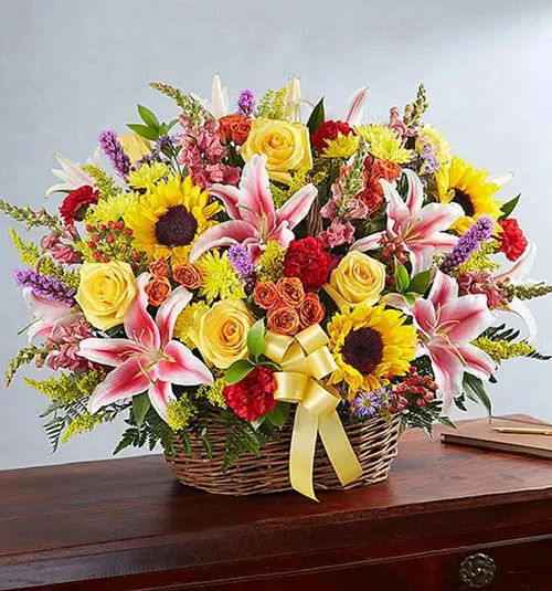 Bright Sympathy Basket