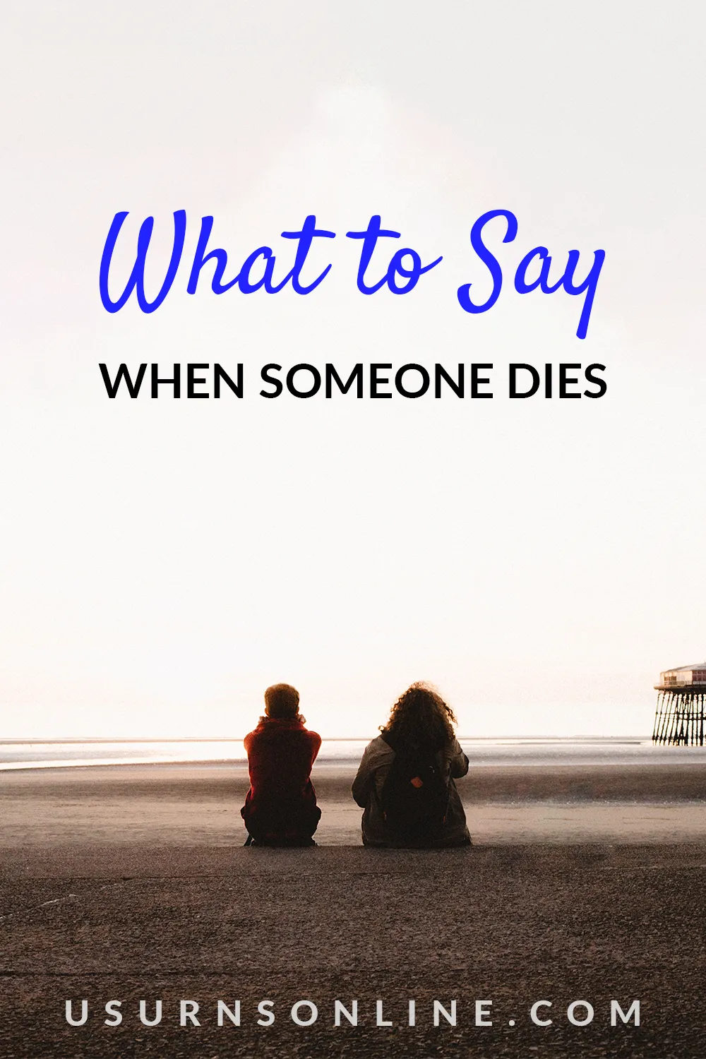 what to say when someone dies - feature image