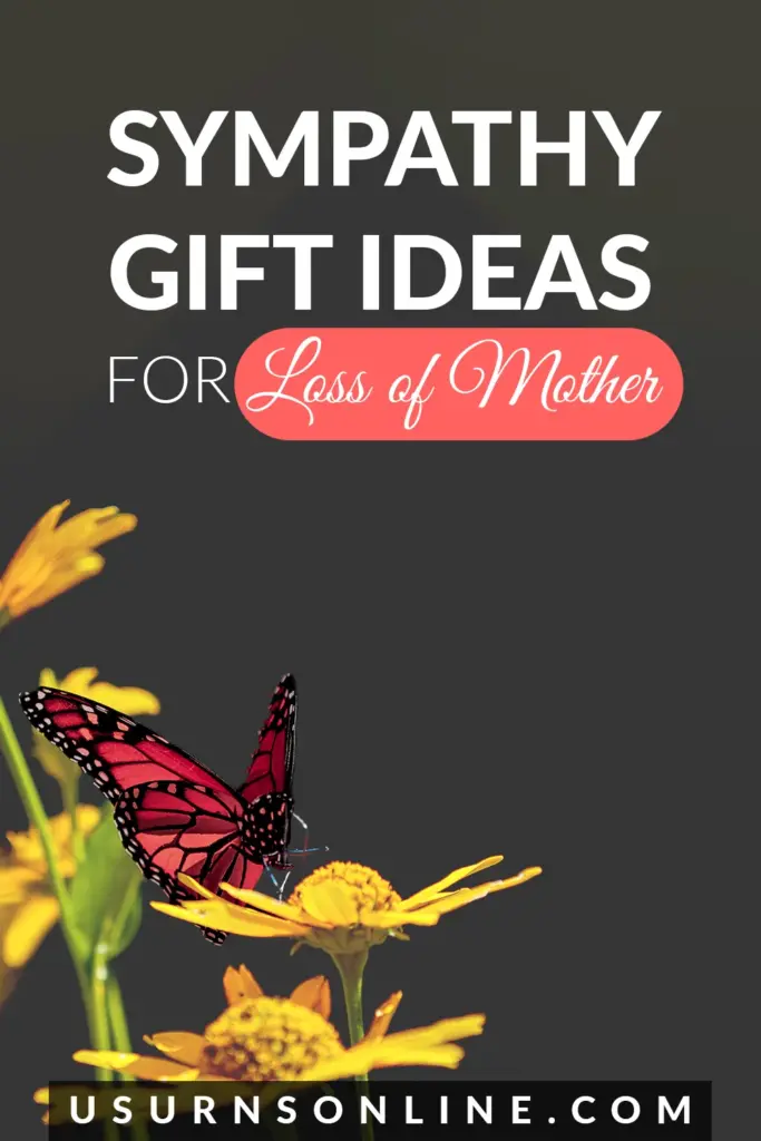 sympathy gift ideas for loss of mother - pin it image