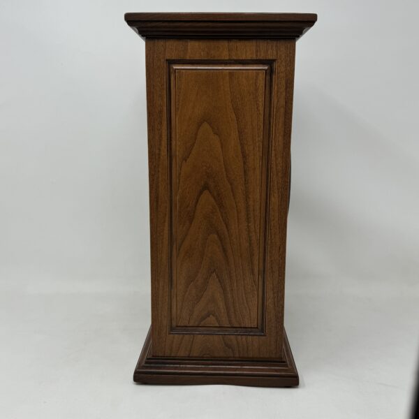 US Navy Military Urn in Carved Cherry Wood - Image 8