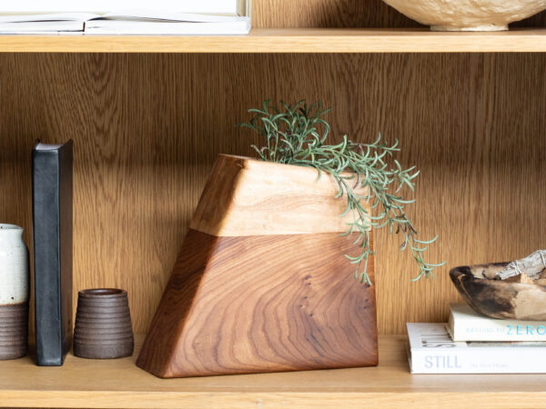 Large Planturn Cremation Urn in Elm & Pecan - Image 7